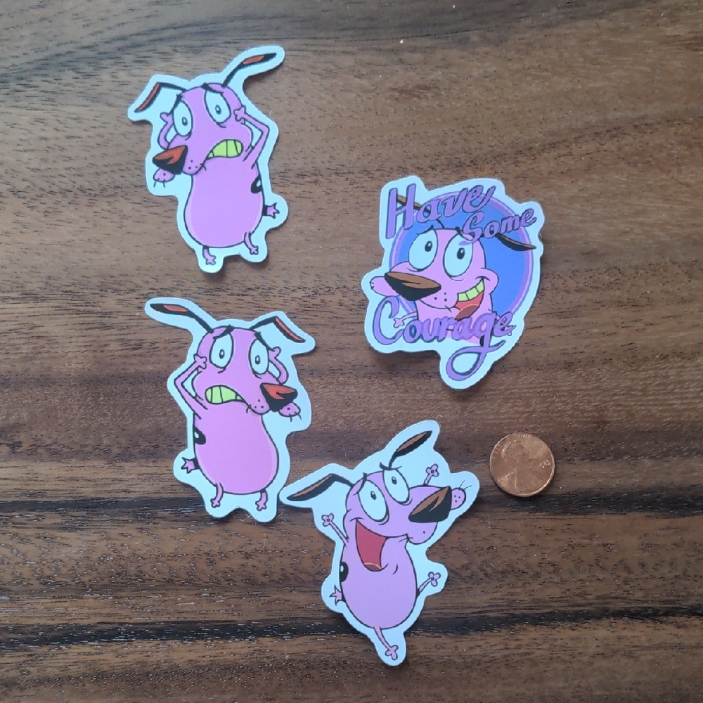 Courage the Cowardly Dog Stickers
